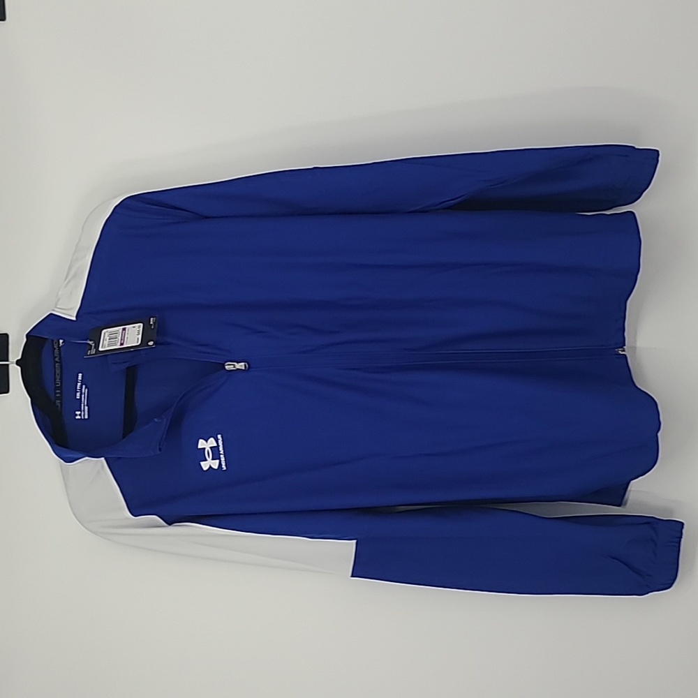 NWT Under Armour blue zip up lightweight jacket XXL womens